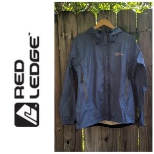 Misty Blue Red Ledge Rain Jacket